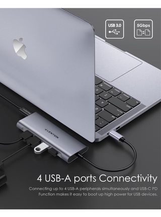 Adaptador multipuerto USB-C LENTION