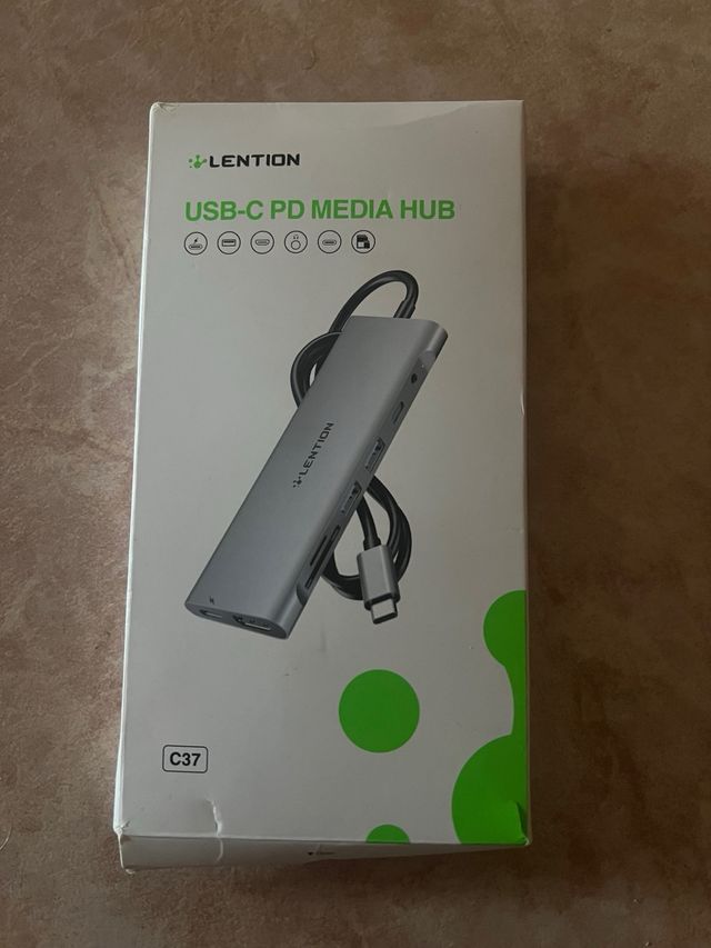 Adaptador multipuerto USB-C LENTION