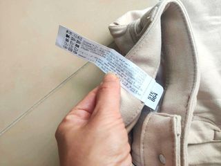 Shorts bermuda Zara color crema ante suave verano