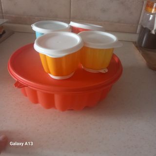 Set Tupperware - 6 ciotole + stampo