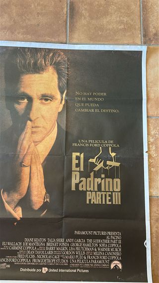 Poster Original El Padrino Parte III