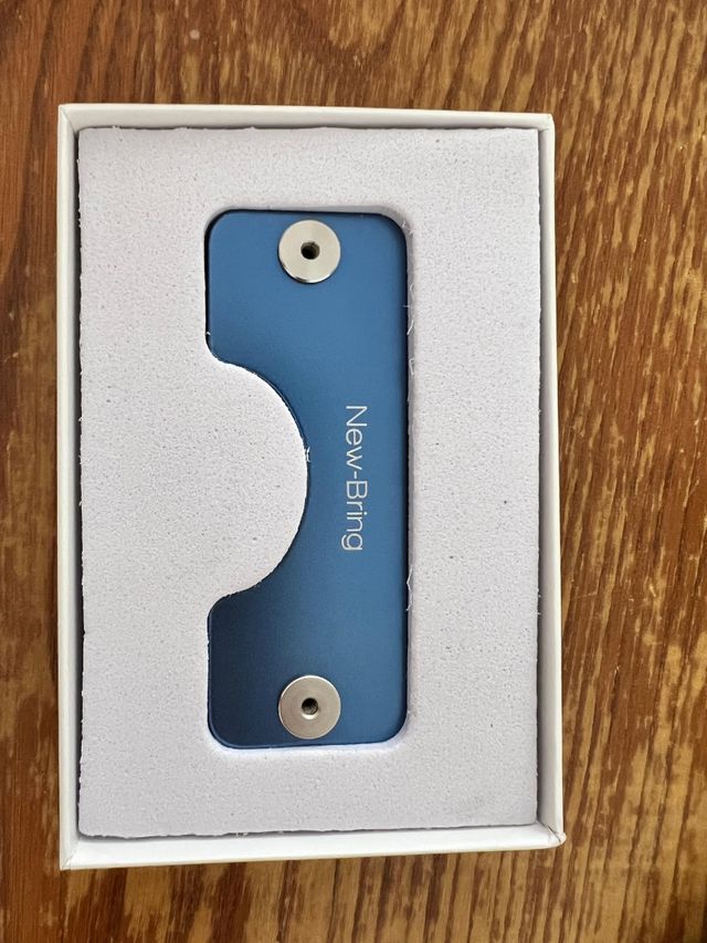 Porta-chaves Newbring - Alumínio azul