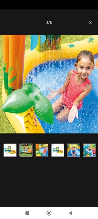 Piscina hinchable INTEX dinosaurios