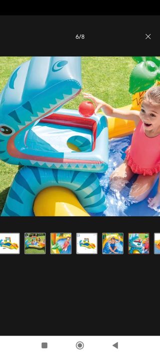 Piscina hinchable INTEX dinosaurios