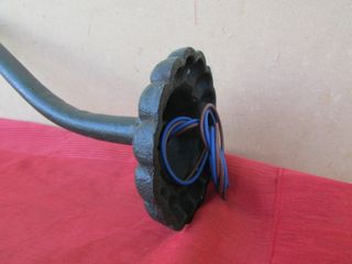 Aplique Farol antiguo hierro y cerámica
