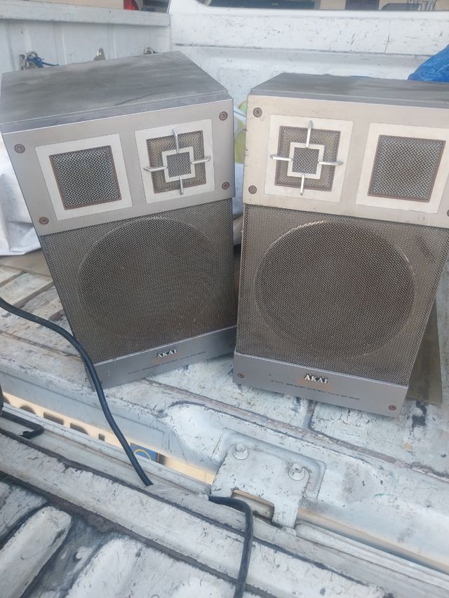 Akai - Coppia casse acustiche vintage