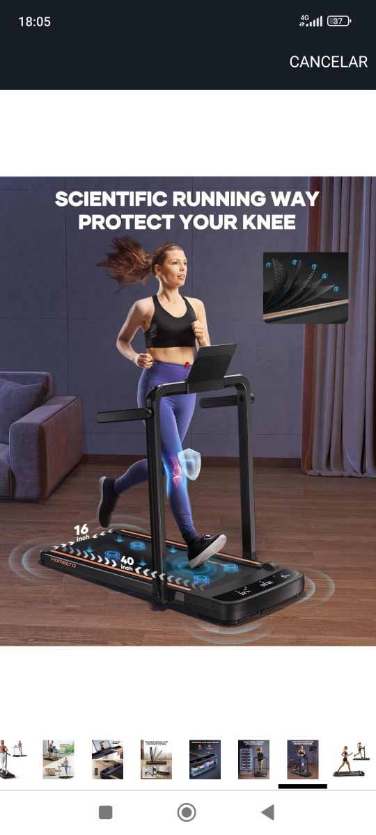 Cinta correr plegable 14km/h a estrenar nueva 3.0