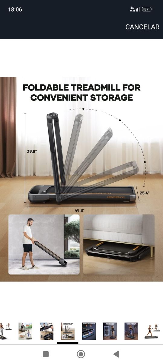 Cinta correr plegable 14km/h a estrenar nueva 3.0