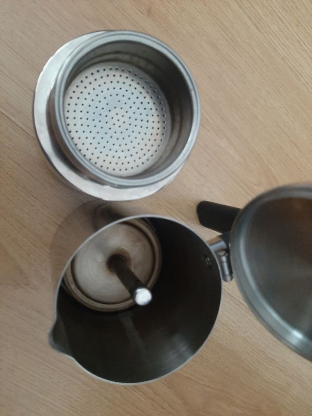 Cafetera italiana acero inoxidable BRA