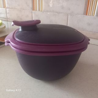Set Tupperware viola 3 pezzi