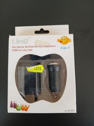 Caricabatteria Caricatore Linq Iphone 3G 3GS 4G 4G