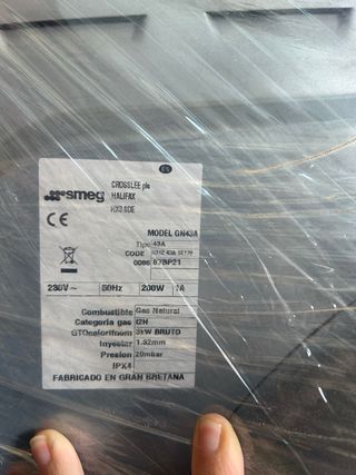 Secadora gas natural SMEG