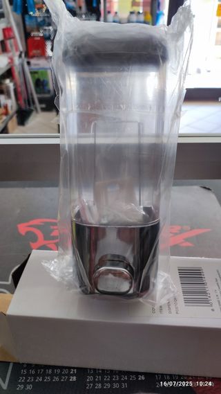 Dispenser Sapone - Cromo Trasparente
