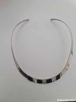 #1080 gargantilla plata de ley onix y nacar 925