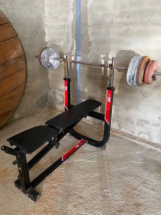 Banco press banca musculación