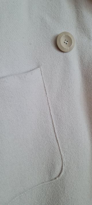 Abrigo beige de lana