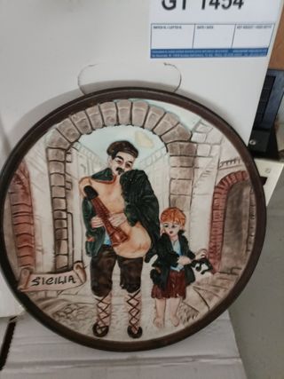 3 Piatti Sicilia Dipinti a Mano