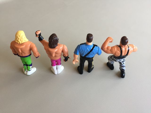 WWF Wrestling Presing Catch 4 Figuras 