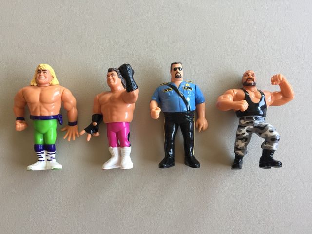 WWF Wrestling Presing Catch 4 Figuras 