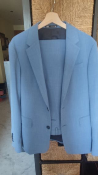 Traje Zara azul - Talla 40
