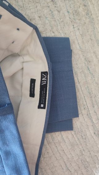 Traje Zara azul - Talla 40