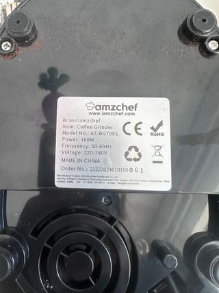 Molinillo café eléctrico Amzchef