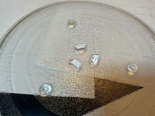 Plato cristal microondas