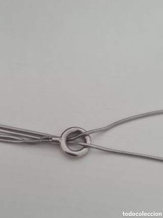 #1089 gargantilla lagrima plata de ley 925