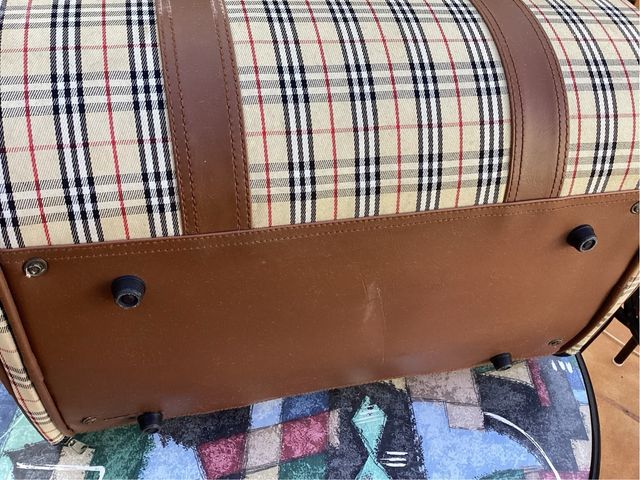 Bolsa transporte mascotas beige 46x35 cm seminuevo