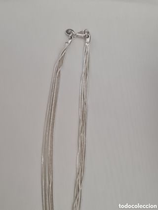#1090 gargantilla lagrima plata 925