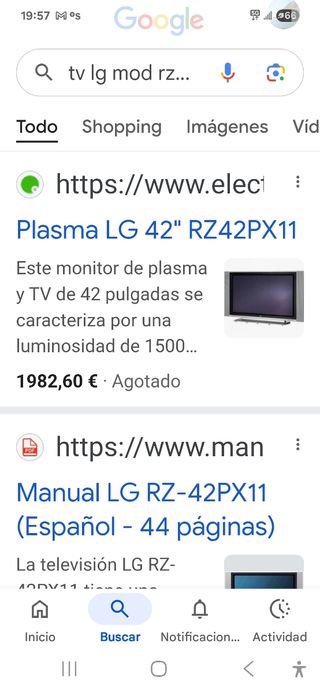 TV LG 42" Plasma - Funciona