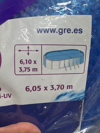 Cubierta piscina burbujas - Azul N21