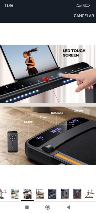 Cinta correr HomeTro - Plegable NUEVA 14kmh