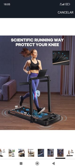 Cinta correr HomeTro - Plegable NUEVA 14kmh