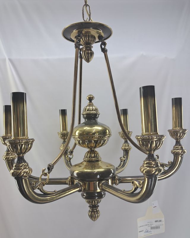 LÁMPARA DE TECHO VINTAGE - ANTICUARIO