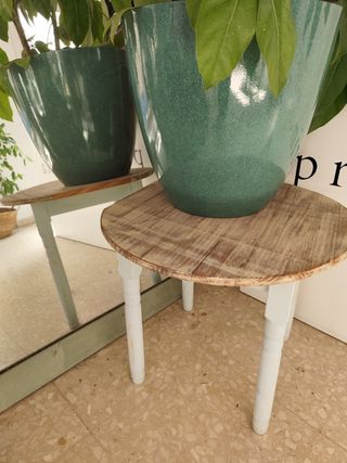 Mesita madera vintage