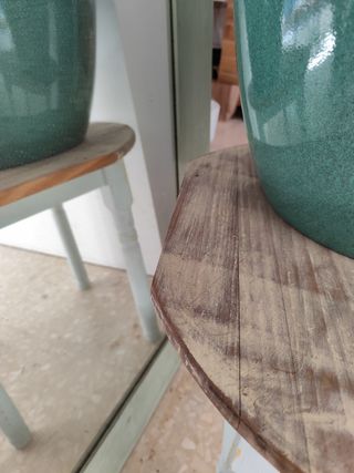 Mesita madera vintage