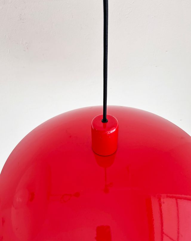 Lamparas rojas vintage años 70