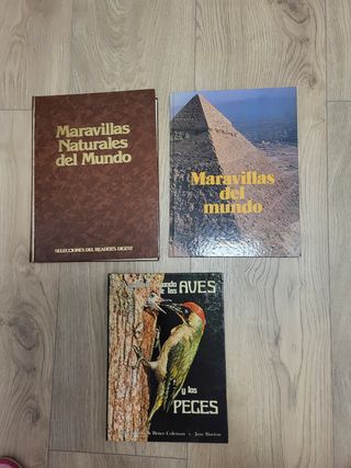 Lote de libros de naturaleza