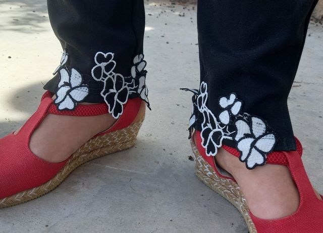 Pantalones Desigual negros, talla L