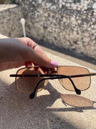 Gafas sol vintage doradas
