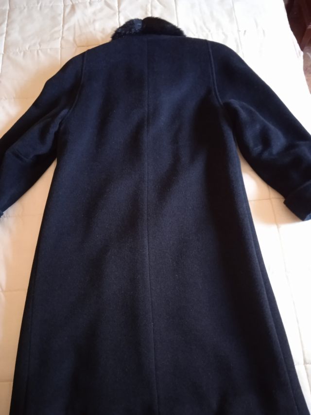 Abrigo Lana Cachemir Negro