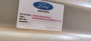 Hard Top Ford Ranger 2016