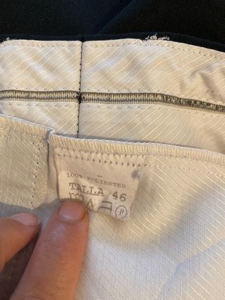 Pantalón chino negro - Talla 46