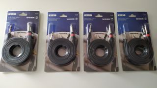 CABLES DE SONIDO 2 JACK MONO A 1 JACK ESTEREO