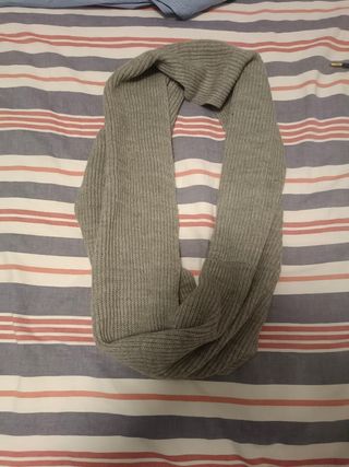 Bufanda cuello gris H&M