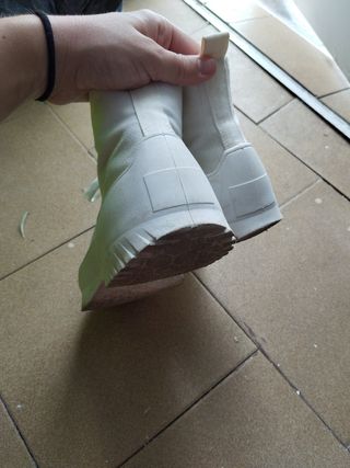 Zapatillas blancas altas
