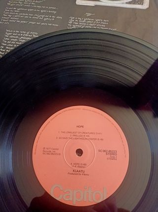 Klaatu - Hope, dIsco vinilo LP