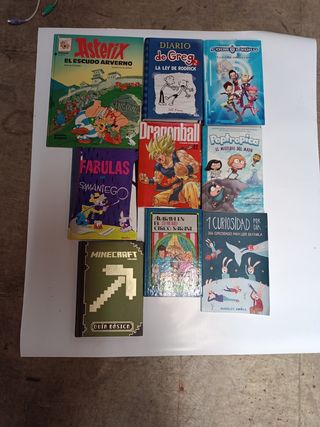 Lote de nueve libros infantiles