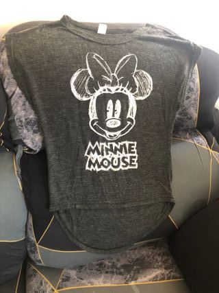 Camiseta Minnie Mouse gris